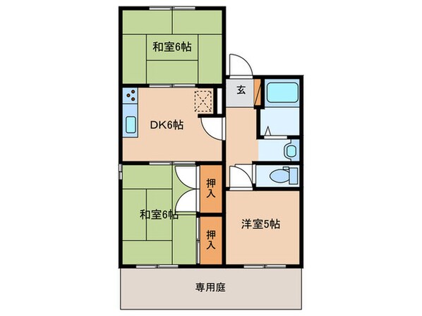 とらおかマンションの物件間取画像